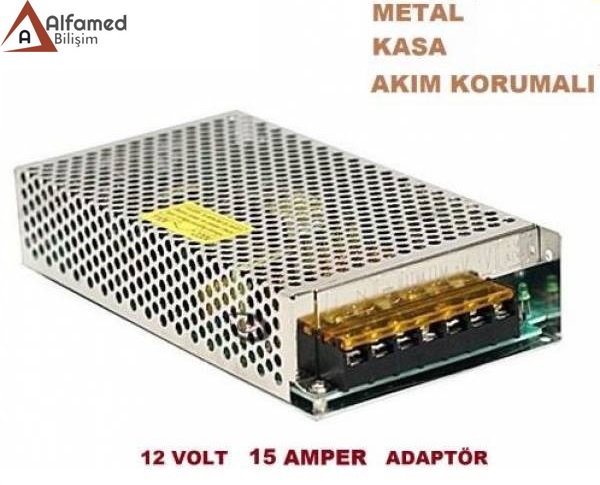 12V 15 AMPER GÜVENLİK KAMERASI ADAPTÖRÜ