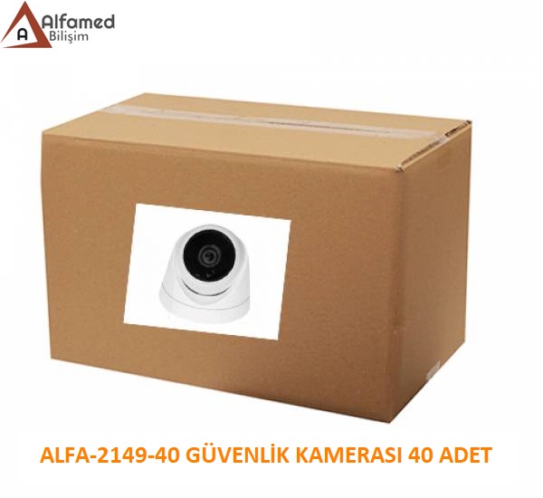 2MP 1080P Dome Güvenlik Kamerası ALFA-2149 40 Adetlik Koli