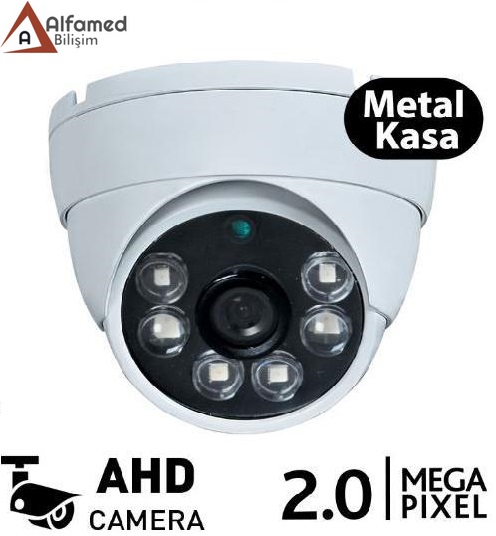 2MP Metal Kasa AHD ATOM LED Dome Güvenlik Kamerası
