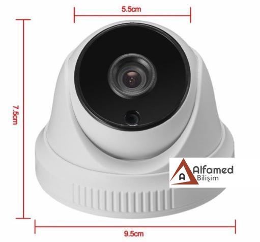 1080P 2MP IR ATOM LED Dome IP Güvenlik Kamerası görünüm