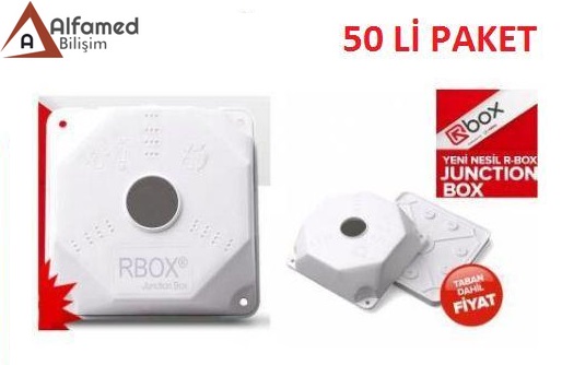 BEYAZ KAMERA MONTAJ BUATI RBOX BUAT CAMBOX TABAN DAHİL 48 LI PAKET