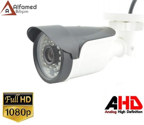 2MP 1080P AHD Gece Görüşlü Bullet Güvenlik Kamerası