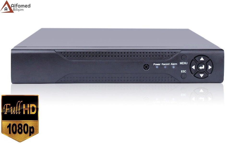 4 KANAL 1080P AHD DVR Kamera Kayıt Cihazı
