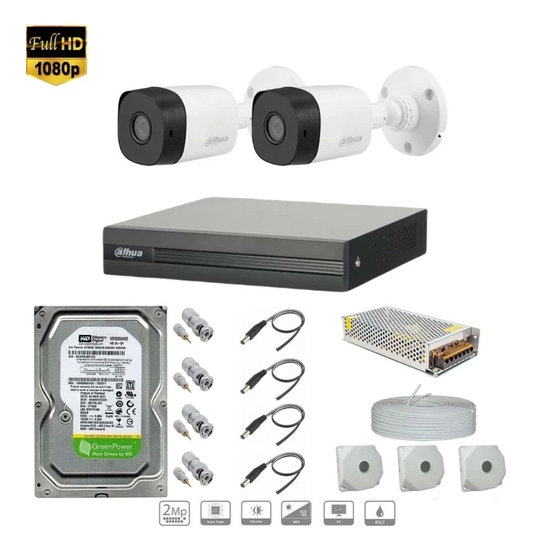 Dahua Full Hd 2 Kameralı Set