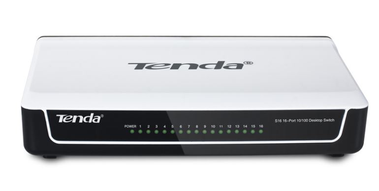 Tenda S16 16 Port Ethernet Switch görünüm