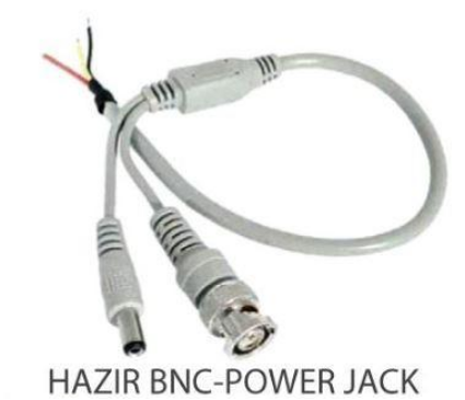 HAZIR BNC VE POWER JACKLI KABLO