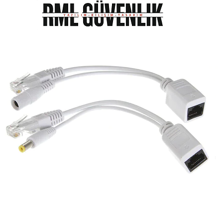 IP KAMERALAR İÇİN PASİF POE ENJEKTÖR POE ADAPTÖR SET RML-3010 görünüm