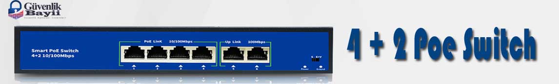 4+2 Port Poe Switch