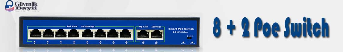 8+2 Port PoE Switch