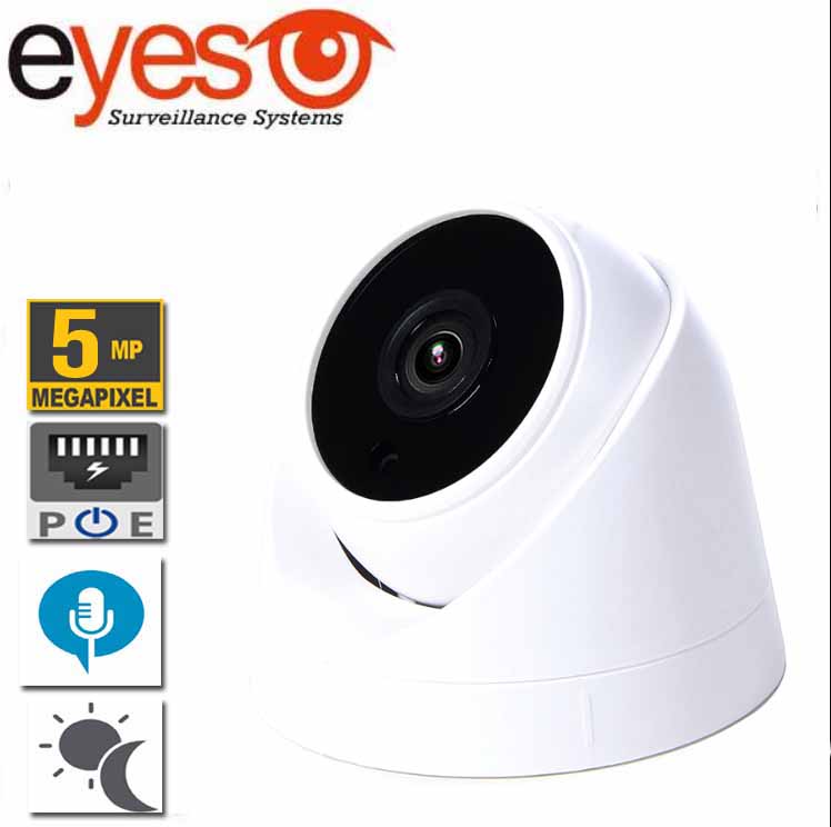 4 DOME Kameralı 5MP 1520P H265 POE Ip Güvenlik Kamerası Sistemi Sesli 4K görünüm