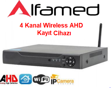 4 Kanal AHD 5MP WIRELESS KAYIT CİHAZI AF-1204W