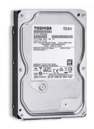 Toshiba 3.5" 1 TB DT01ACA100 SATA 3.0 7200 RPM Hard Disk
