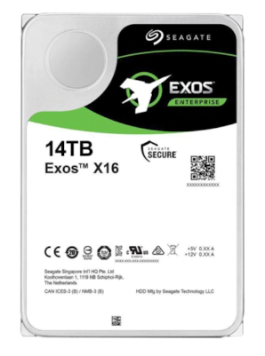 Seagate 3.5 14 TB EXOS ST14000NM001G SATA 3.0 7200 RPM Harddisk