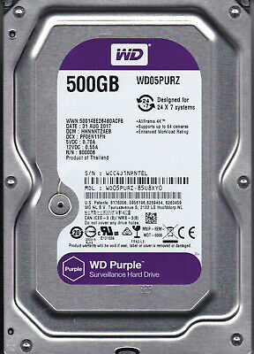 WD Purple WD05PURZ 500 GB 3.5inc 5400 RPM HDD Güvenlik Diski fiyatları
