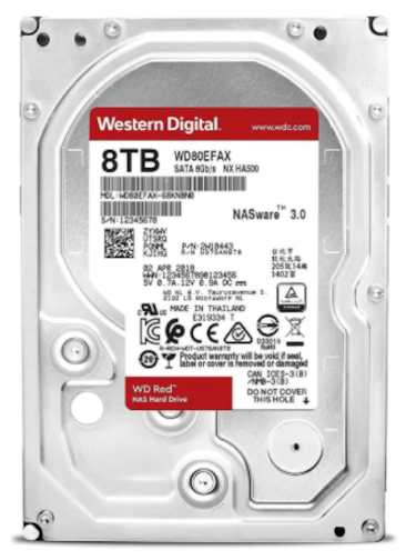 Western Digital 8TB HDD WD80EFZX 3.5インチ Western Digital WD Red NAS用 8TB 3.5インチ HDD