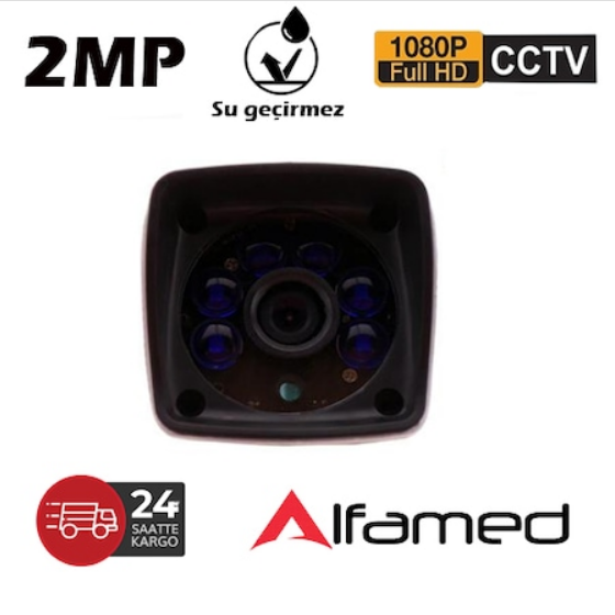 Alfamed 6 Atom Led AHD 2MP FULL HD Güvenlik Kamerası AL-9138 görünüm