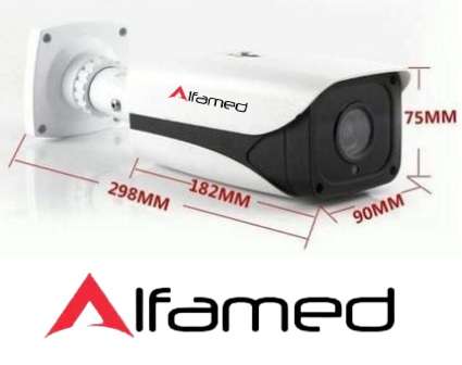 1080P 2MP Metal Kasa IP Güvenlik Kamerası Gece Görüşlü Su Geçirmez görünüm