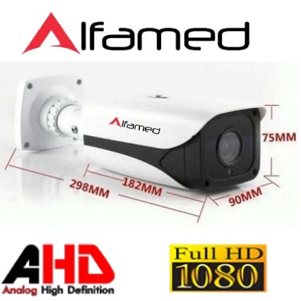 FULL HD 1080P 2MP AHD Güvenlik Kamerası Metal Kasa görünüm