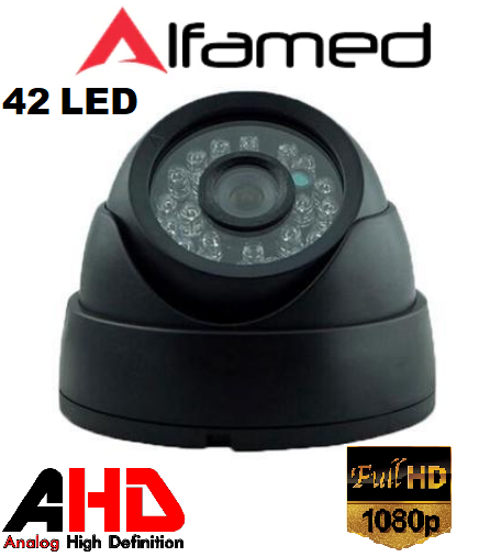 2MP 1080P 42 LED AHD SİYAH DOME KAMERA ALFA-1759 görünüm