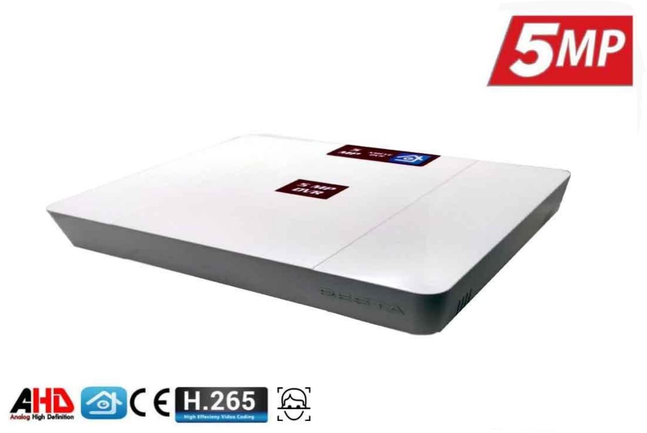 16 kanal 5MP h265 dvr kayıt cihazı Xmeye AL-316