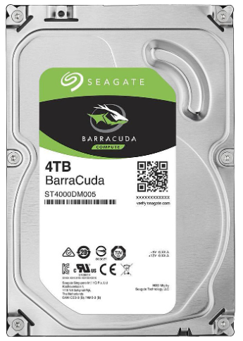 Seagate 3.5" 4 TB Barracuda ST4000DM005 SATA 3.0 5400 RPM Hard Disk