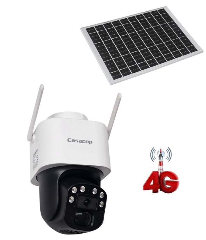 Casacop Q9 4mp 4g Ptz Smart Solar Kamera